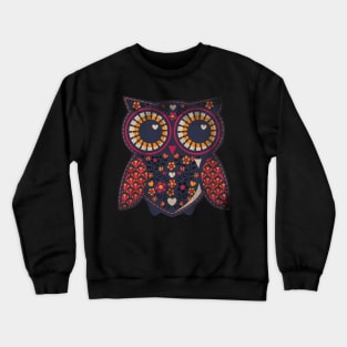 Cute floral owl Crewneck Sweatshirt